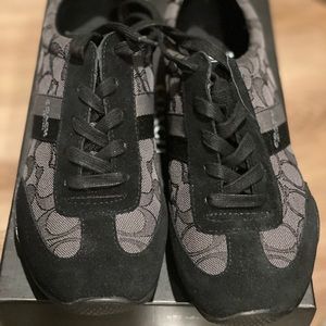 Coach black with grey women sneakers size 9.5
